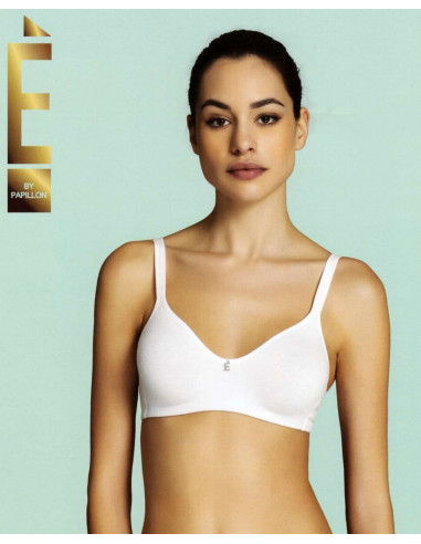 Reggiseno E' by Papillon Soft Cotton Lisa