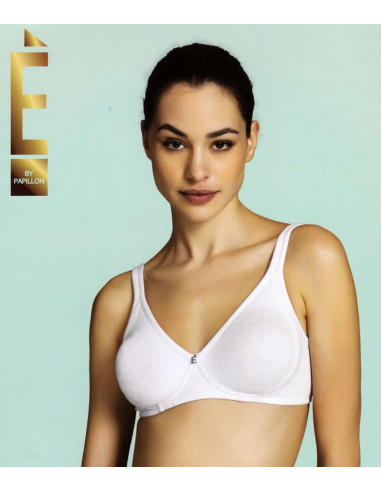 Soft cotton unwired bra E' by Papillon Laura