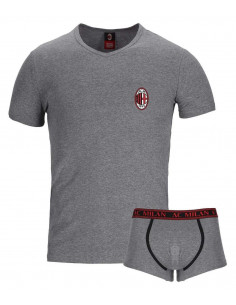 Completo bambino con t-shirt e boxer Milan MI12055