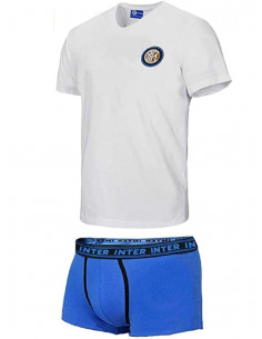 Boy's set with t-shirt and boxer Inter IN12055