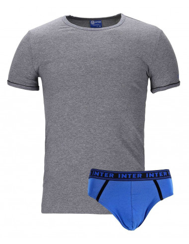 Boy's set with t-shirt and briefs Inter IN12056