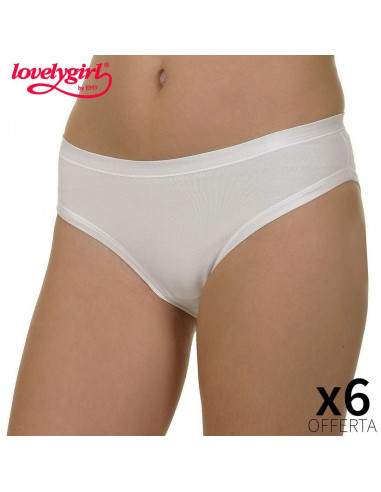 6 women's cotton modal briefs Emy 1657