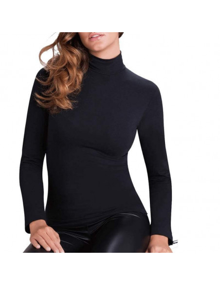 Maglia donna cotone garzato a lupetto L'Altra Cotonella 3511 Maglia donna cotone garzato a lupetto L'Altra Cotonella 3511