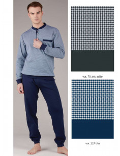 Men's warm cotton pajamas Bip Bip 6424