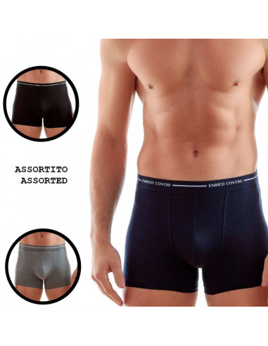 Boxer uomo in cotone elasticizzato Enrico Coveri EB1000