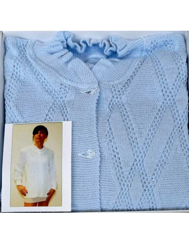 Woman mixed wool korean liseuse La Rocca Lingerie 243