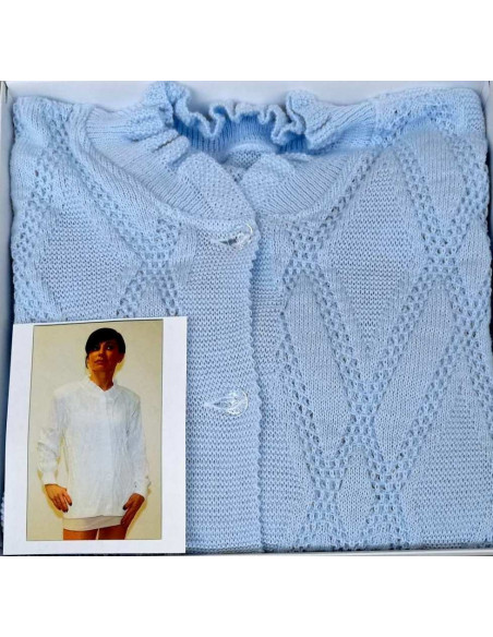 Woman mixed wool korean liseuse La Rocca Lingerie 243