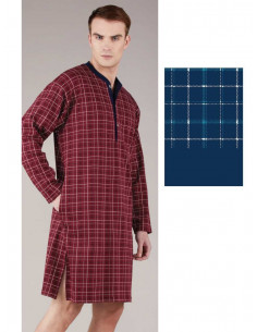 Warm cotton men's nightdress Bip Bip 6347