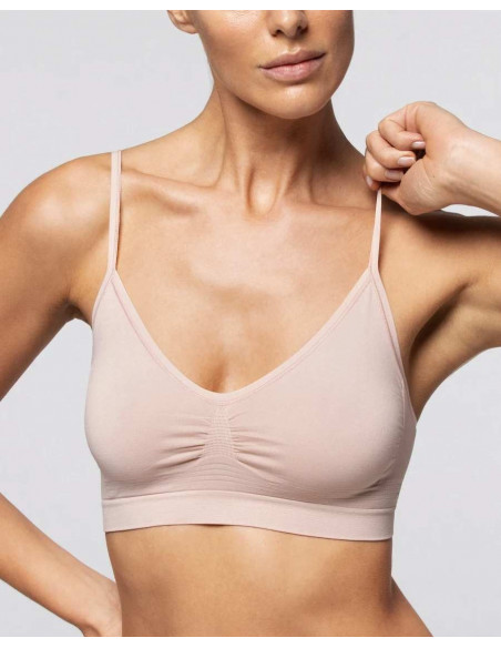 Brassiere donna in microfibra Pompea Seamless art. Brassiere Brassiere donna in microfibra Pompea Seamless art. Brassiere