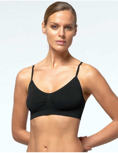 Brassiere donna in microfibra Pompea Seamless art. Brassiere Brassiere donna in microfibra Pompea Seamless art. Brassiere