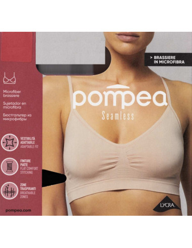 Brassiere donna in microfibra Pompea Seamless art. Brassiere Brassiere donna in microfibra Pompea Seamless art. Brassiere