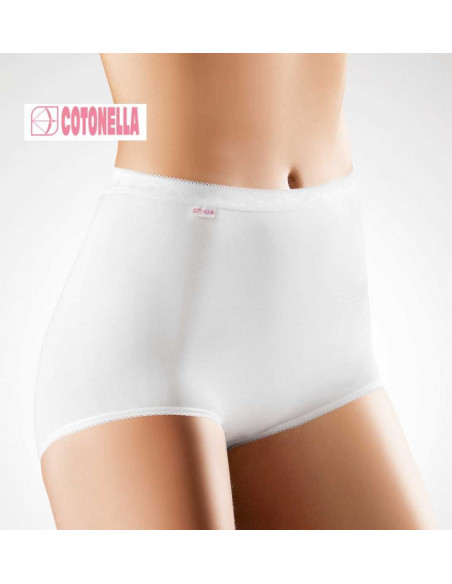 Women's stretch cotton HIGH briefs Cotonella 8002 Women's stretch cotton HIGH briefs Cotonella 8002