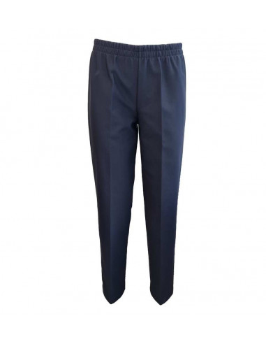 Woman trousers in stretch fleece Look Pavia