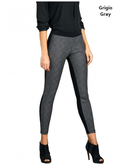 Leggings donna moda in tessuto animalier Jadea 4283 Leggings donna moda in tessuto animalier Jadea 4283
