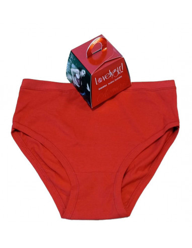 Women's HIGH briefs Red Lucky Emy 1659R