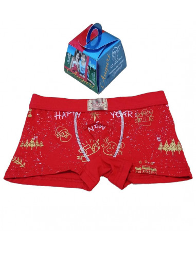 Stretch cotton boy boxer Red Lucky Gasolino 268/F