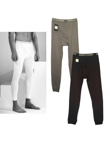 Men's warm cotton long leg pant Enrico Coveri EM1200 Men's warm cotton long leg pant Enrico Coveri EM1200