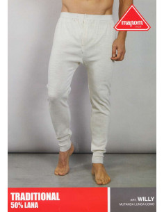 Men's long pant mixed wool Mapom Willy 2