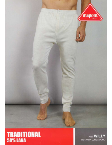 Men's long pant mixed wool Mapom Willy Men's long pant mixed wool Mapom Willy