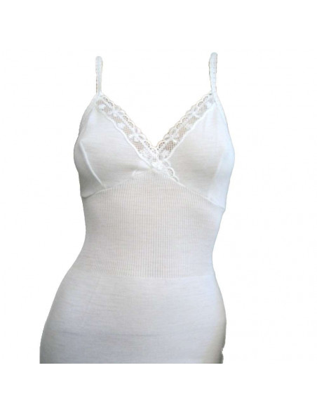 Canottiera donna a spalla stretta con forma seno mistolana Gicipi 423 S/S Canottiera donna a spalla stretta con forma seno mistolana Gicipi 423 S/S