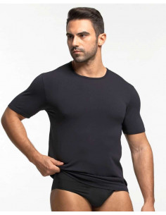 T-shirt uomo in microfibra Seamless Pompea 89540711