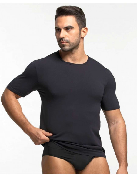 Men's Seamless microfiber t-shirt Pompea 89540711 Men's Seamless microfiber t-shirt Pompea 89540711