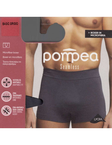Boxer uomo in microfibra Seamless Pompea 89521422 Boxer uomo in microfibra Seamless Pompea 89521422