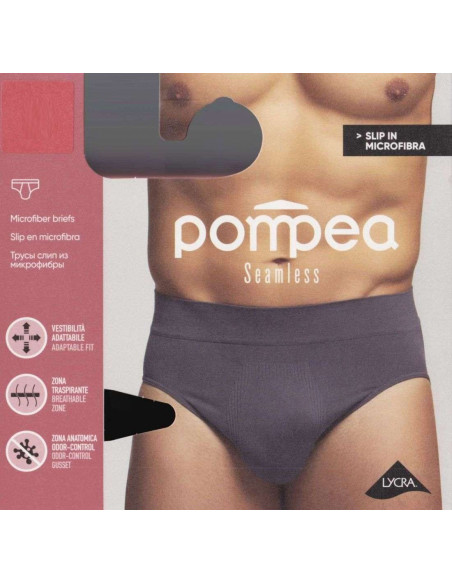 Slip uomo in microfibra Seamless Pompea 89521421 Slip uomo in microfibra Seamless Pompea 89521421