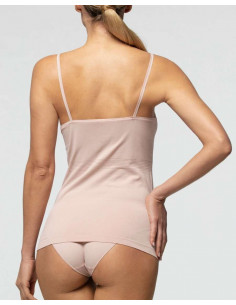 Canotta donna spalla stretta in microfibra Pompea Seamless 89642896 2