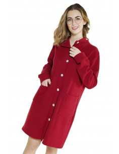 Women's warm plush cotton jersey dressing gown StellaDueGi D8303