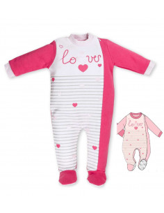 Newborn plush one piece pajamas Ellepi Assorted Designs 2