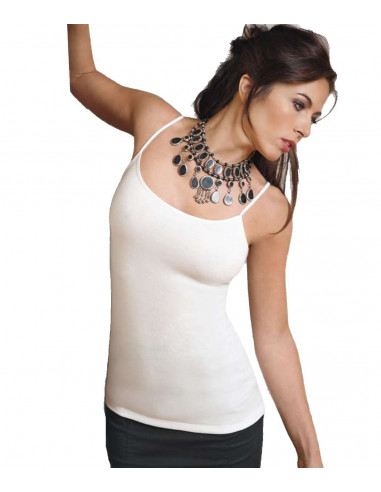 Women's thin straps wool and cotton top Rosanna 535