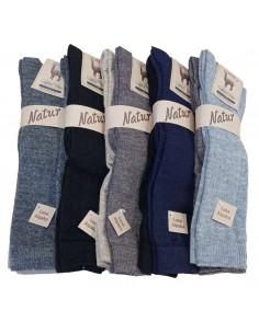 Gruppo 2 calzettoni lunghi donna in alpaca Goffredo Berenzi 9003