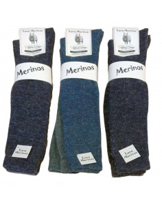 Group of 2 women's long socks in Merinos wool Goffredo Berenzi 1002