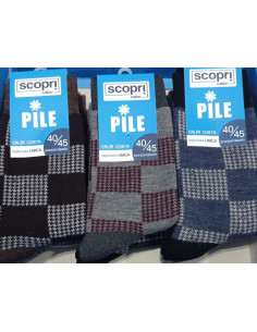 Men's warm pile short socks Scopri Prisco Walker