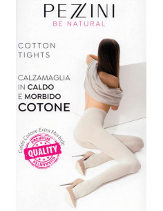Collant donna in cotone caldo pesante Pezzini DCL-Cotton