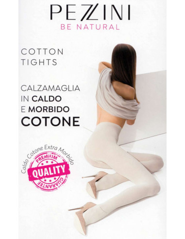 Collant donna in cotone caldo pesante Pezzini DCL-Cotton