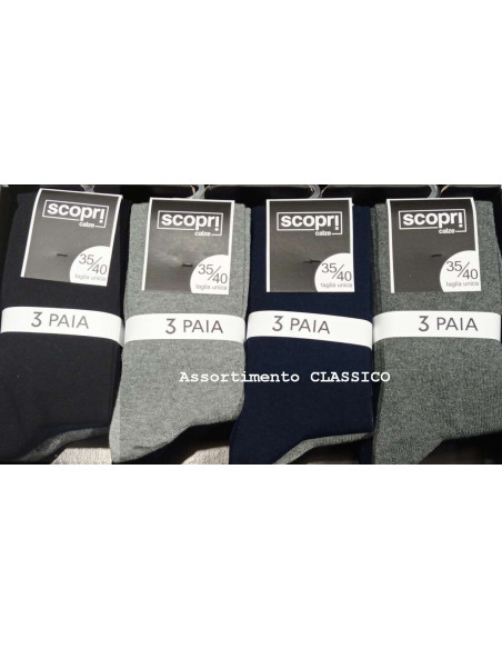 Group 3 warm cotton long socks Scopri Prisco Venere