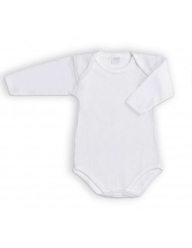 Long-sleeved wool and cotton baby bodysuit Ellepi 809