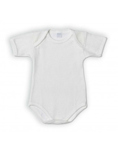 Half sleeves wool and cotton baby bodysuit Ellepi 801