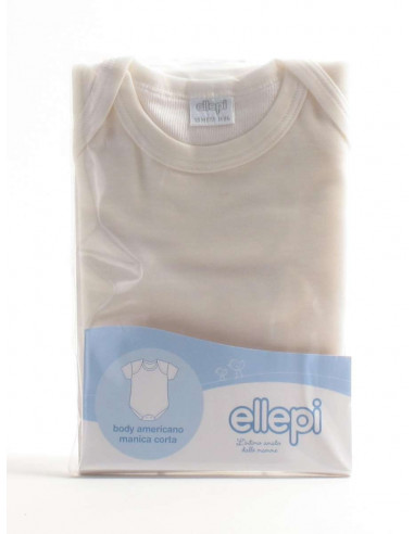 Body neonato e bimbi lana e cotone a manica corta Ellepi 801 Body neonato e bimbi lana e cotone a manica corta Ellepi 801