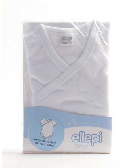 Baby crossed body first months with half sleeves in warm cotton Ellepi 4210 Baby crossed body first months with half sleeves in warm cotton Ellepi 4210