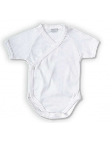 Baby crossed body first months with half sleeves in cotton jersey Ellepi 4298