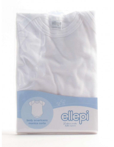 Body neonato e bimbi mezza manica in cotone Ellepi 802 Body neonato e bimbi mezza manica in cotone Ellepi 802