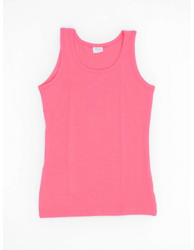 Girl's stretch cotton wide shoulder vest Ellepi 8409