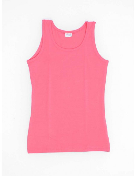 Girl's stretch cotton wide shoulder vest Ellepi 8409