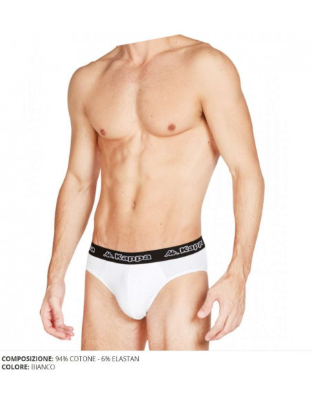 2 stretch cotton briefs Kappa K1111 2 stretch cotton briefs Kappa K1111