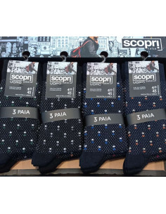 Group of 3 warm cotton short socks Scopri Calze Bolzano
