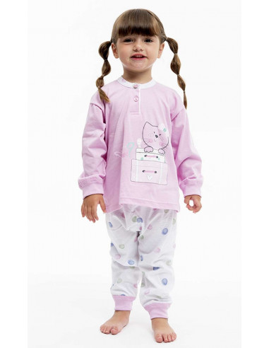 Newborn cotton jersey pajamas Gary P10004