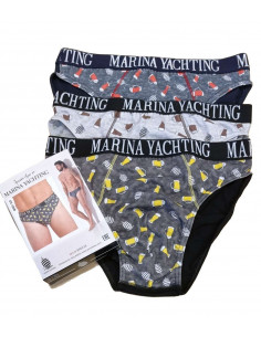 Group 6 men stretch cotton briefs Marina Yachting MY657